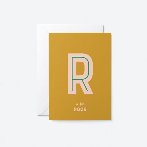 Rock - Greeting Card