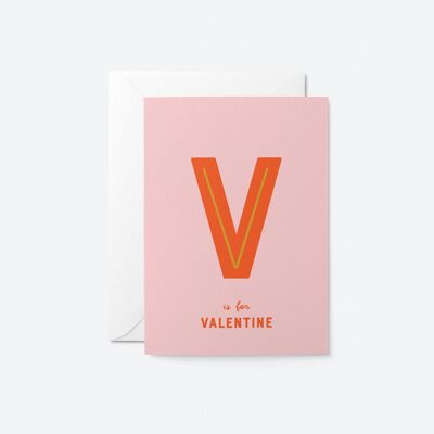 Valentinstag - Grußkarte