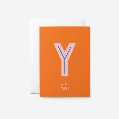 Yay! - Greeting Card