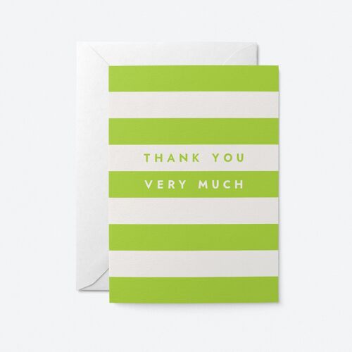 Thank you very much - Greeting card