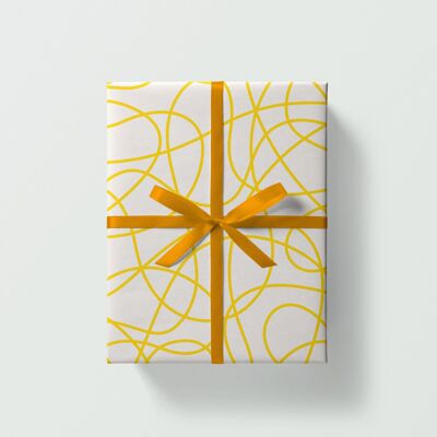 Confezione regalo scarabocchio | Carta da regalo | Carta artigianale