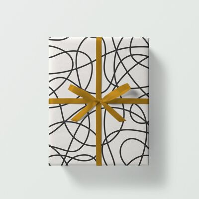 Scribble Gift Wrap | Wrapping Paper | Craft Paper