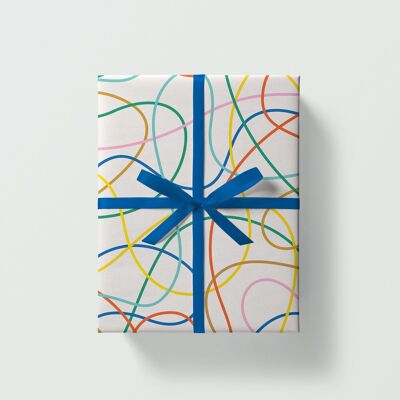 Scribble-Geschenkpapier | Geschenkpapier | Bastelpapier