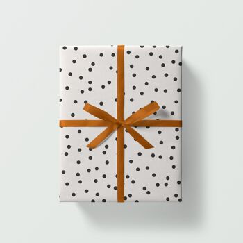 Emballage cadeau à pois | Papier d'emballage | Papier artisanal 1