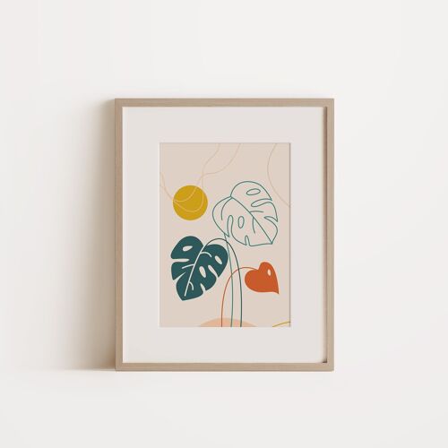 Monstera - Wall Decor Art Print