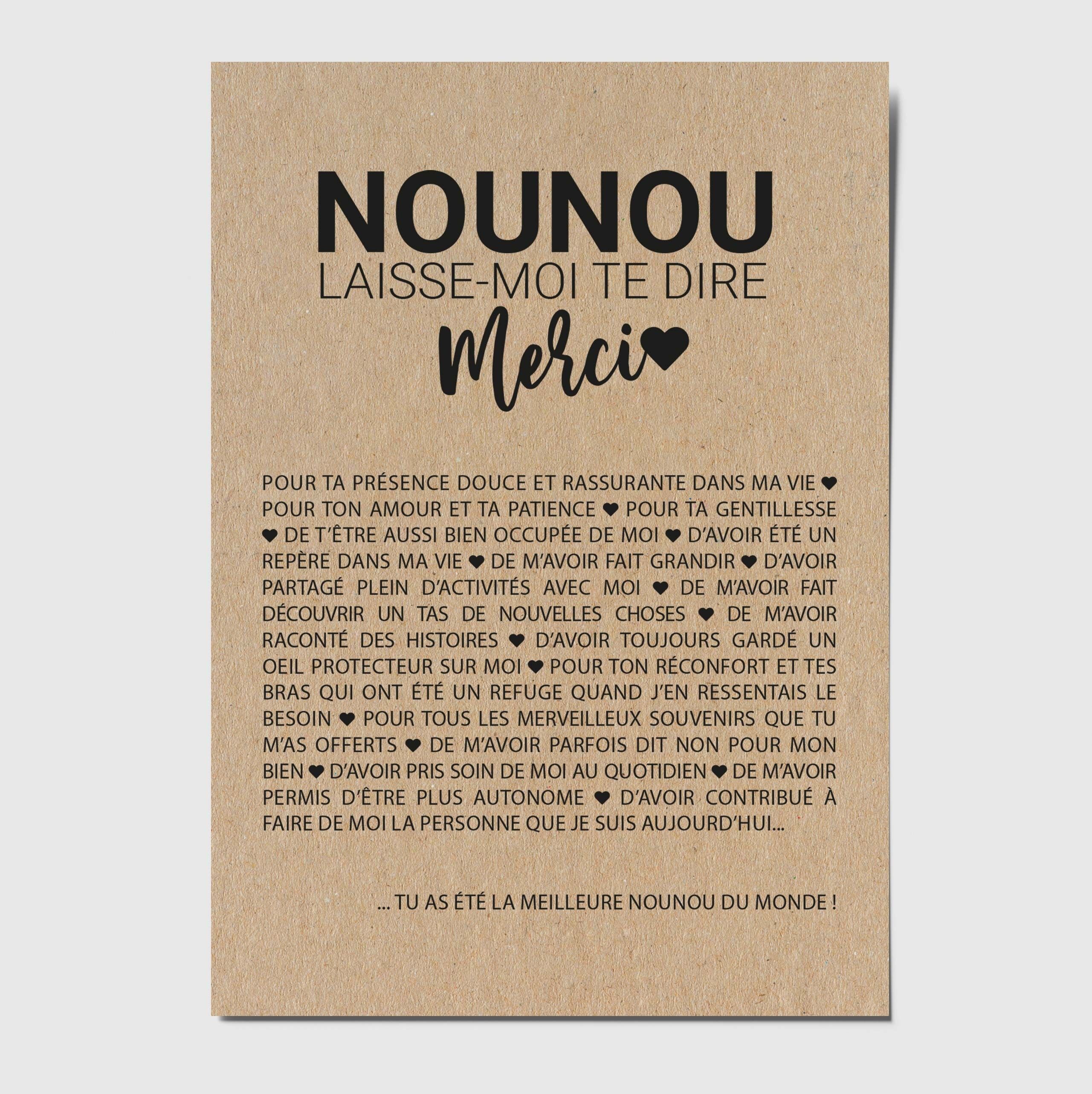 Biglietto di ringraziamento Tata