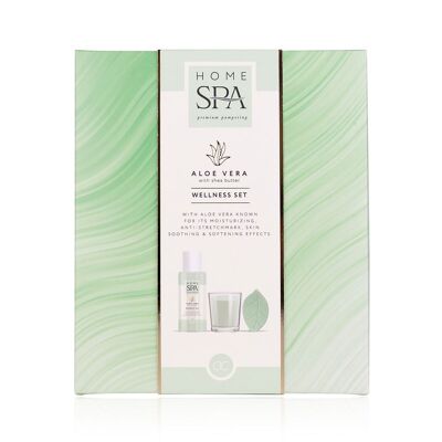 HOME SPA gift set in a beautiful box with aloe vera