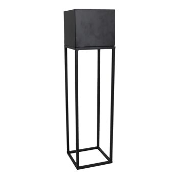 Support pour Plantes en Métal Noir HV - 15x15x60/50/40 2