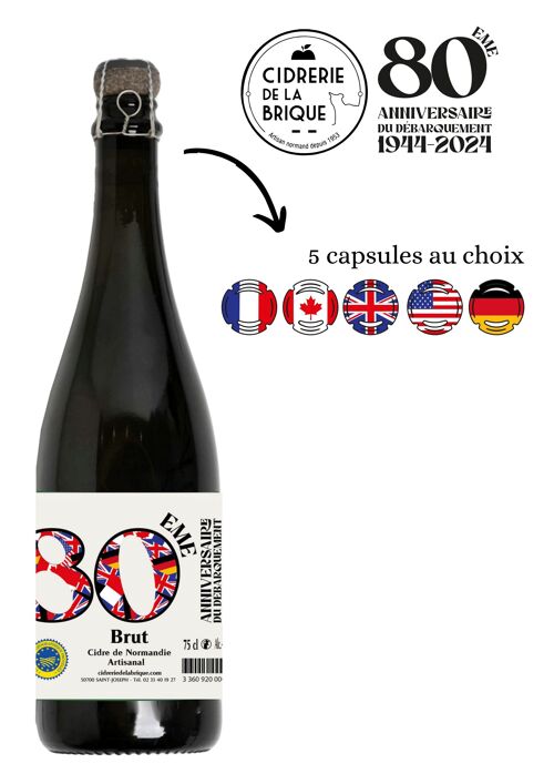 Cidre du Débarquement Brut IGP Normandie