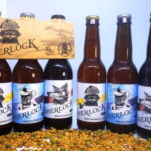 SHERLOCK BLONDE BIO 33cl - Pale Ale | 5° | Bouteille Long Neck 33cl