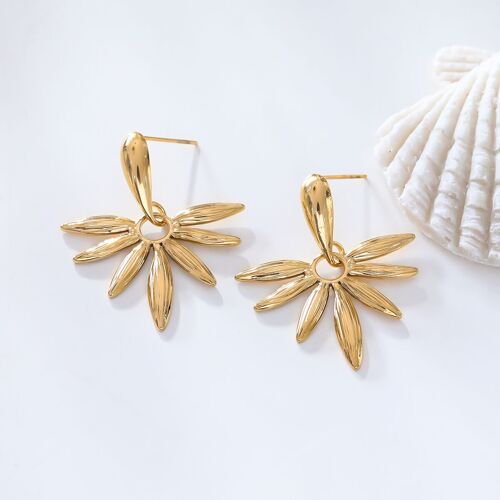 Boucles d'oreilles fleurs