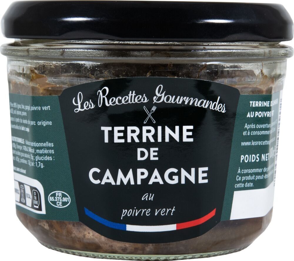 Verrines Terrina Country al Pepe Verde 180g