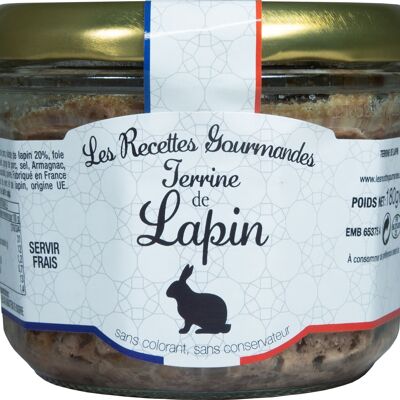 Verrines Terrine de Lapin 180g