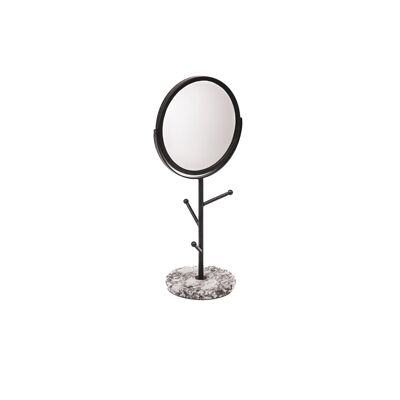 HV Jewelry Mirror Black- 17.5x12x37cm