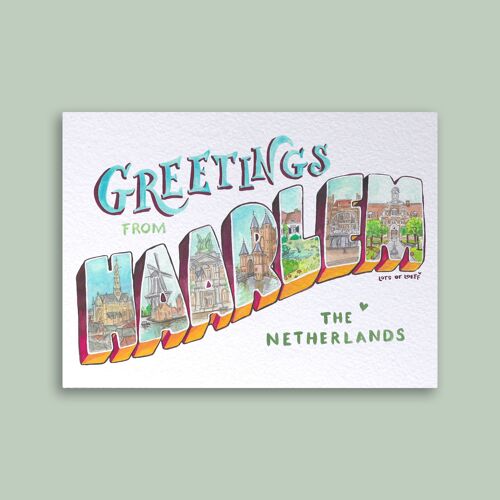 Card Greetings from Haarlem
