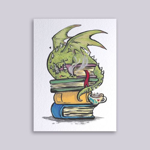 Card Dragon and Books