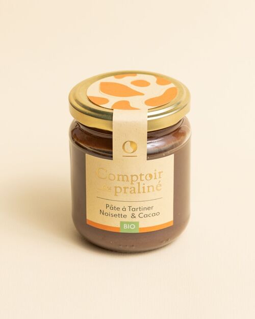 Pâte à tartiner BIO Noisette Piémont, Cacao