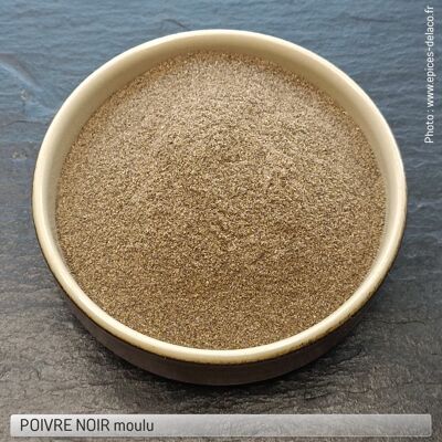 Ground BLACK PEPPER - spice, pepper, chili and berry - eco refill