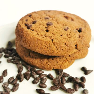 2 Biscotti Al Cioccolato Intenso Biologici - Busta da 60g