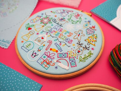 24 Days of Advent Embroidery Kit