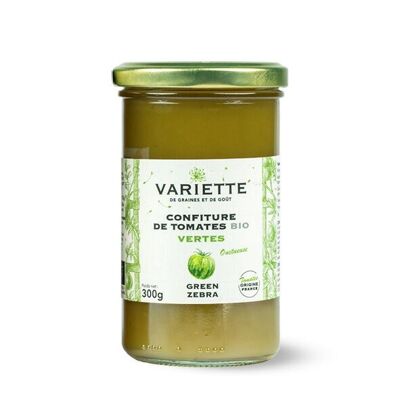 Confiture de tomates anciennes vertes GREEN ZEBRA - BIO