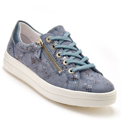 Zip and lace fashion sneakers (2008961 - 0002)