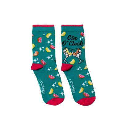 GIN O'CLOCK - 1 Matching Pair of Socks |Cockney Spaniel| UK 4-8, EUR 37-42, US 6.5 -10.5