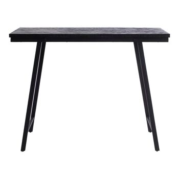 La Table Haute Chevron - Noir - 140cm 1