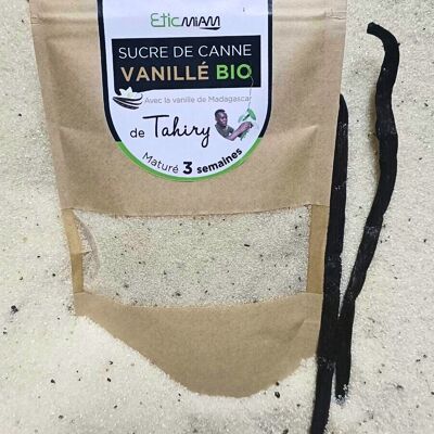 ORGANIC vanilla cane sugar - Bag 150 g (x10)