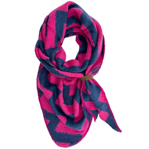 Scarf Nina ZigZag Cyclaam