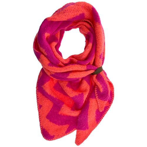 Scarf Nina ZigZag Fuchsia