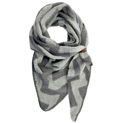 Bufanda Nina ZigZag Gris