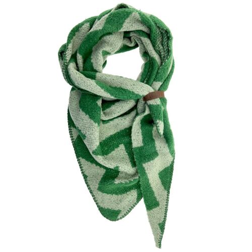 Scarf Nina ZigZag Green