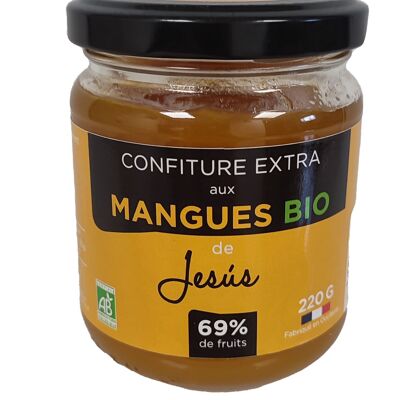 Organic Mango Jam - 220 g jar (x12)
