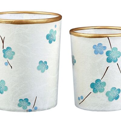 Small tea light holder, Aiko / Blue