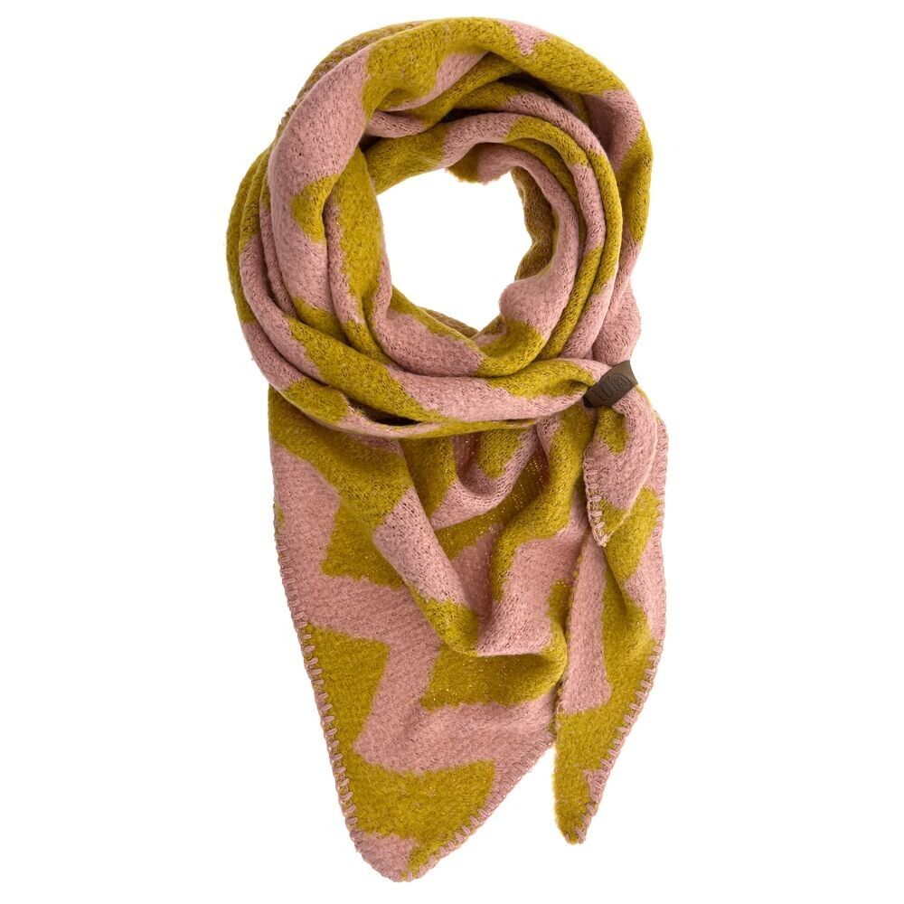 Sciarpa Nina ZigZag Oker-Roze