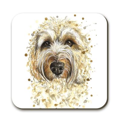 Sottobicchiere Labradoodle splatter