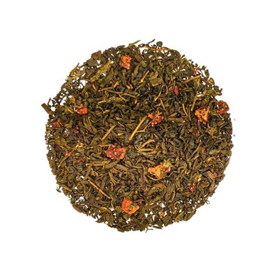 Organic Green Tea Red Fruits - 1kg Bulk