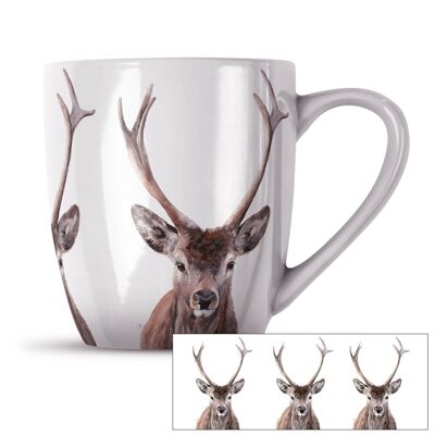 Taza de porcelana de hueso Buck