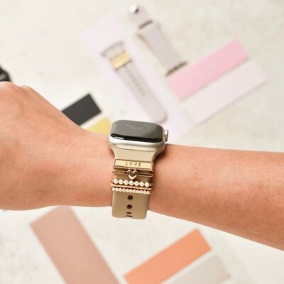 Watch Strap Charm Pack - Gold Love
