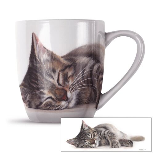 Sleeping Bone China Mug