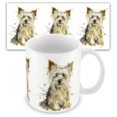 Tazza in ceramica Splatter Yorkshire Terrier