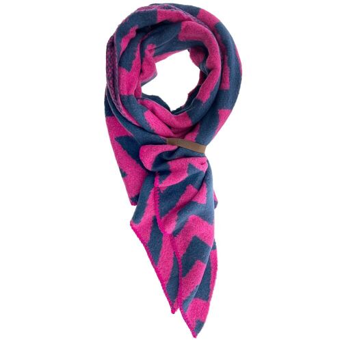 Scarf Fem Zigzag Cyclaam