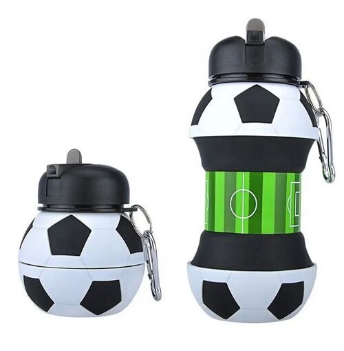 Silicone Bottle - Football (BPA Free)