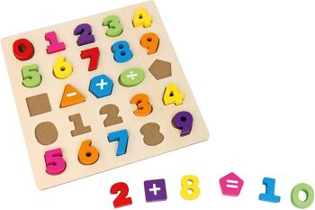 Puzzle Alphabet/Chiffres En Bois - Modèle choisi aléatoirement 3