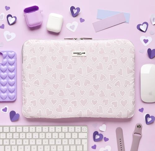 Lilac Cord Laptop Sleeve