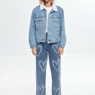 Pantaloni in denim taglio mamma - ANAMI