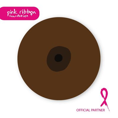 Posavasos de tetas benéficas de Pink Ribbon Foundation, paquete de 6