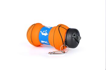 Bouteille en silicone - Basket-ball (sans BPA) 4