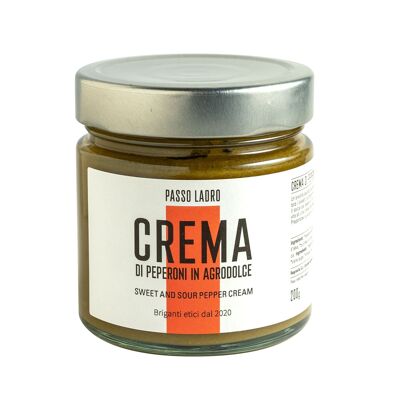 Crema de pimientos agridulces ecológica